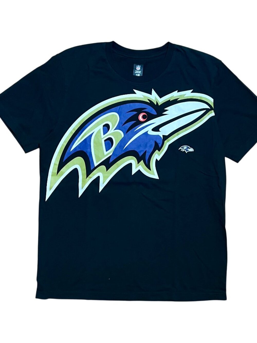 Baltimore Ravens NFL x New Era Black Big Logo Graphic T-Shirt, Men's XL